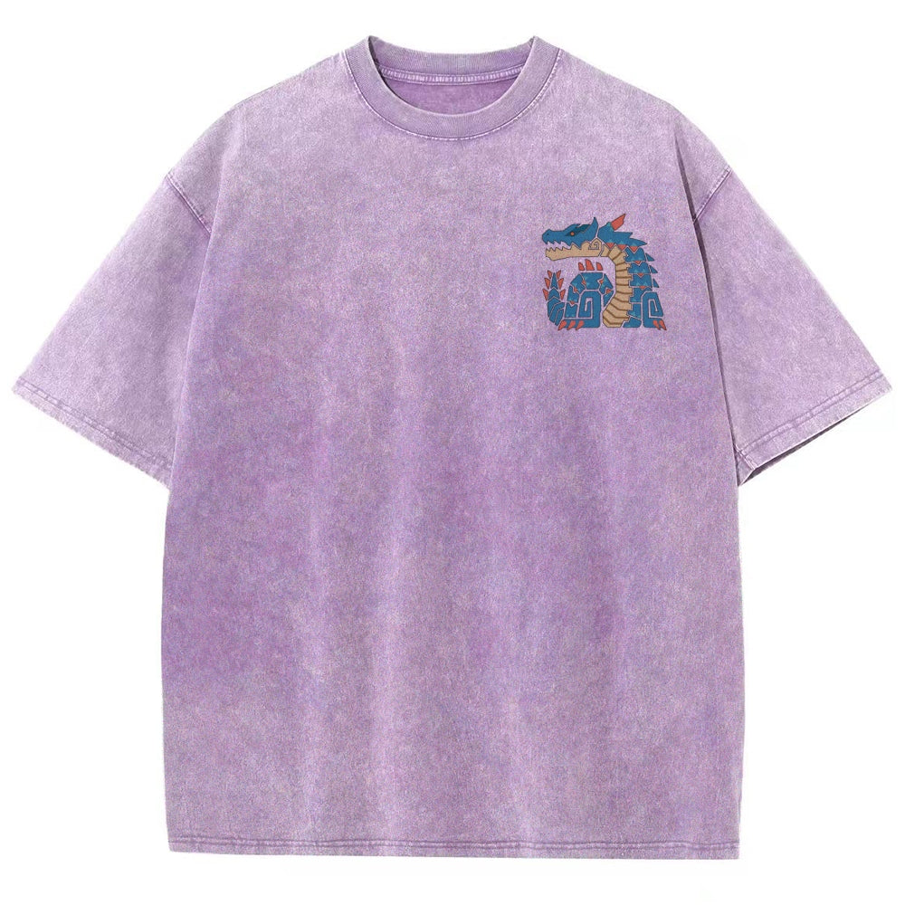 Monster Hunter Unisex Fit Washed T-Shirt 2605007711