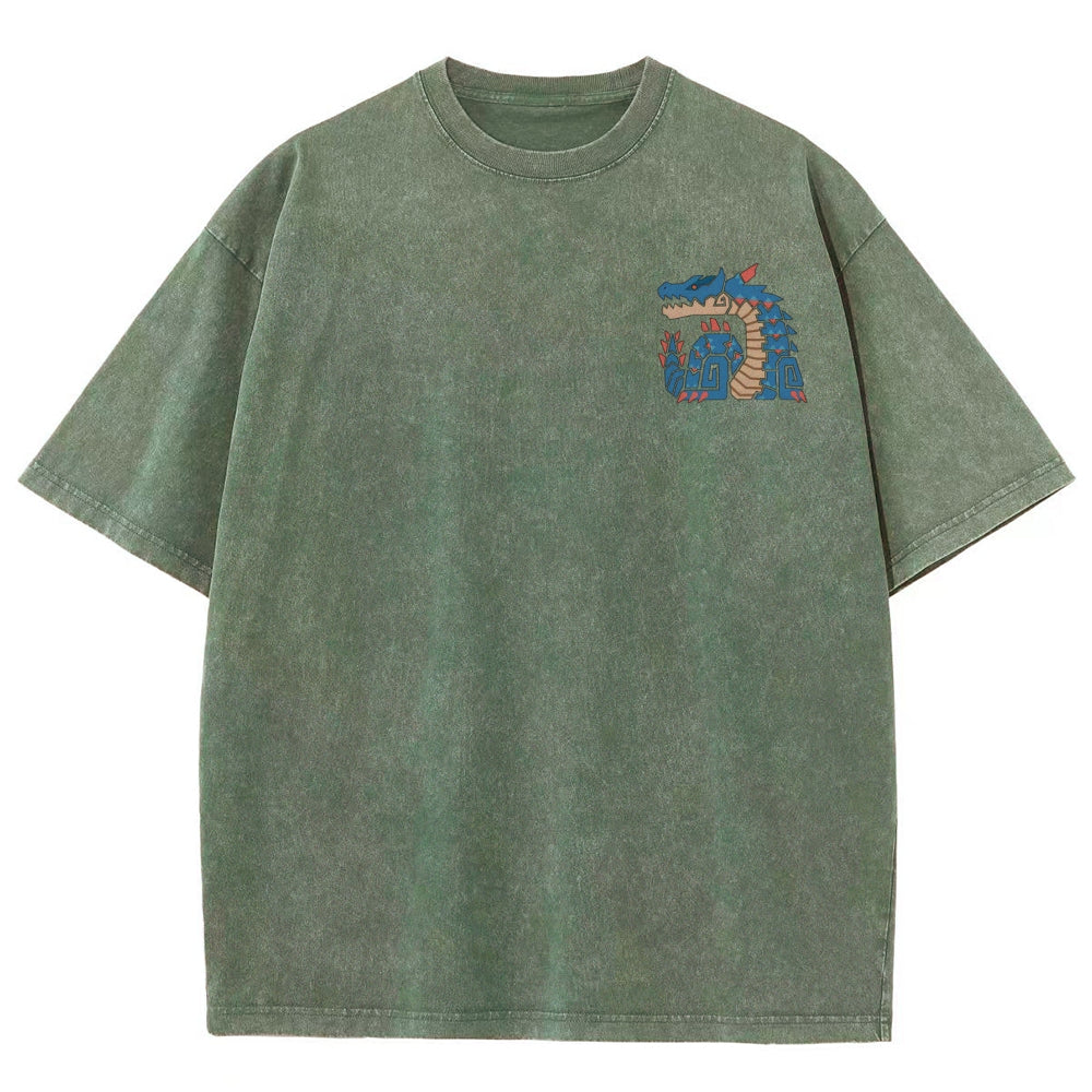 Monster Hunter Unisex Fit Washed T-Shirt 2605007711
