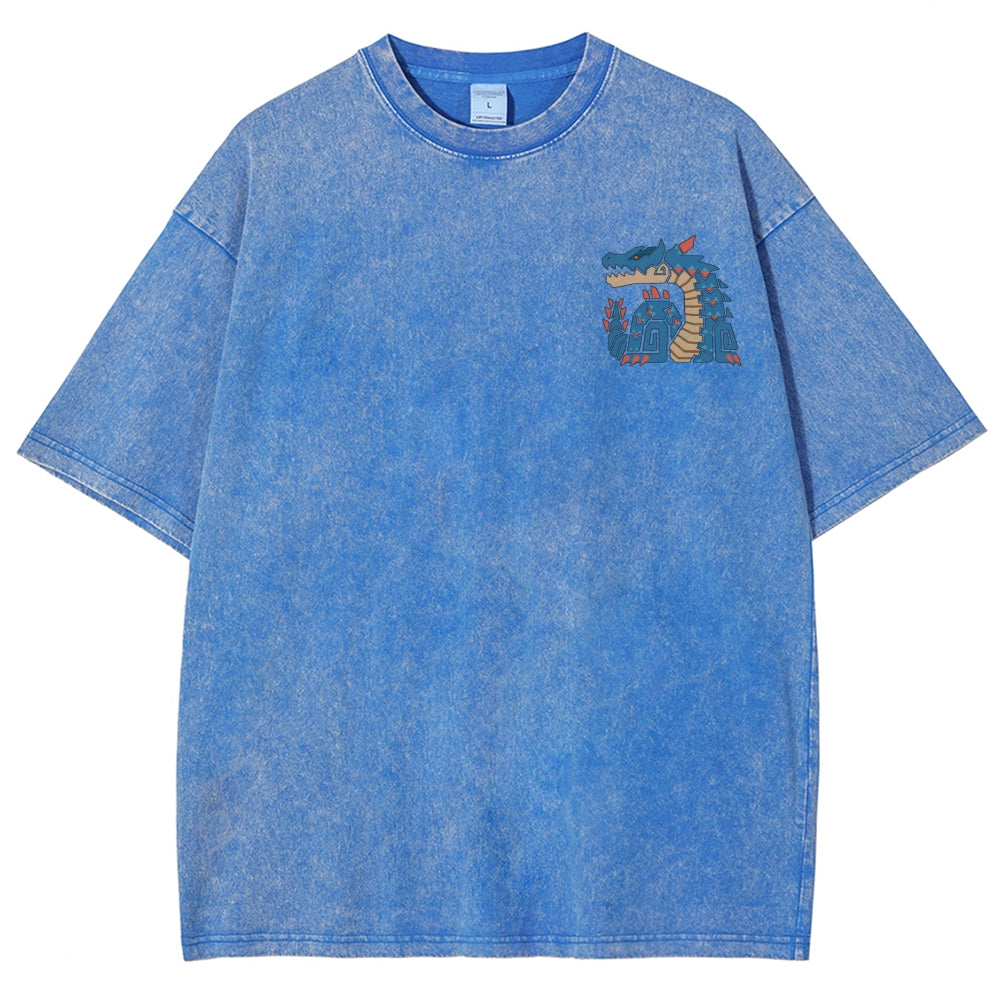 Monster Hunter Unisex Fit Washed T-Shirt 2605007711