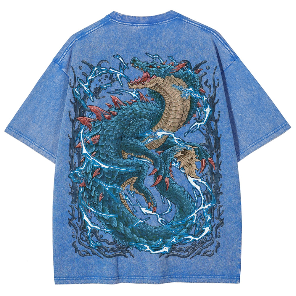 Monster Hunter Unisex Fit Washed T-Shirt 2605007711
