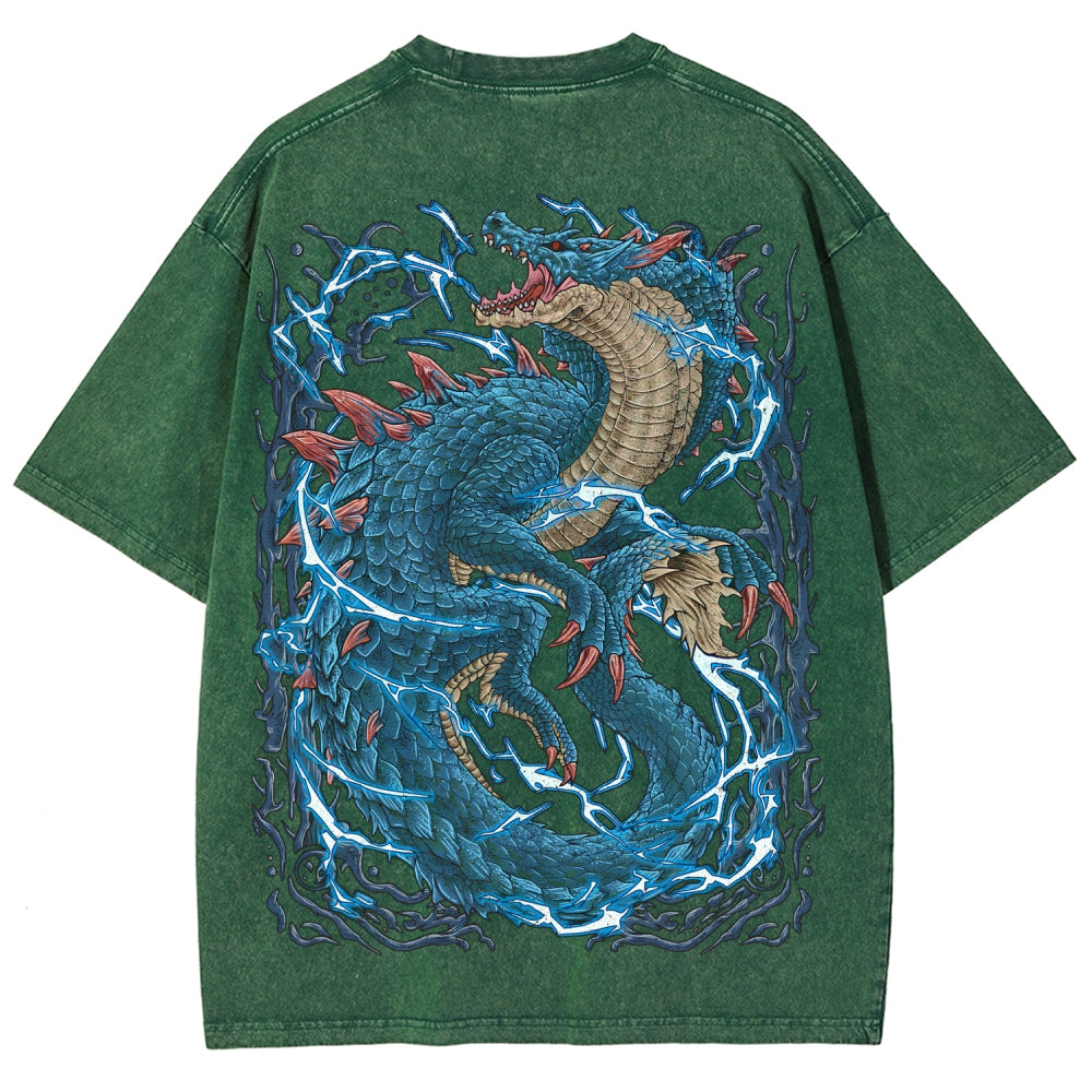 Monster Hunter Unisex Fit Washed T-Shirt 2605007711