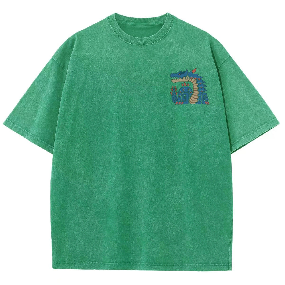 Monster Hunter Unisex Fit Washed T-Shirt 2605007711