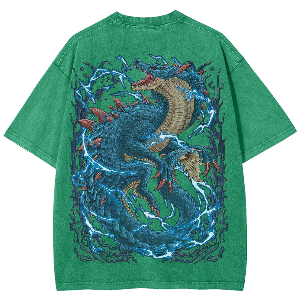 Monster Hunter Unisex Fit Washed T-Shirt 2605007711