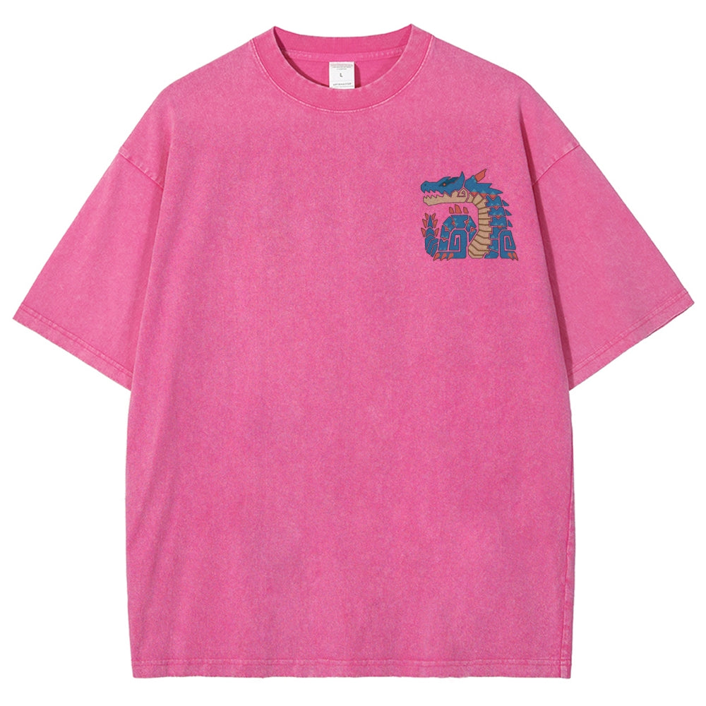 Monster Hunter Unisex Fit Washed T-Shirt 2605007711