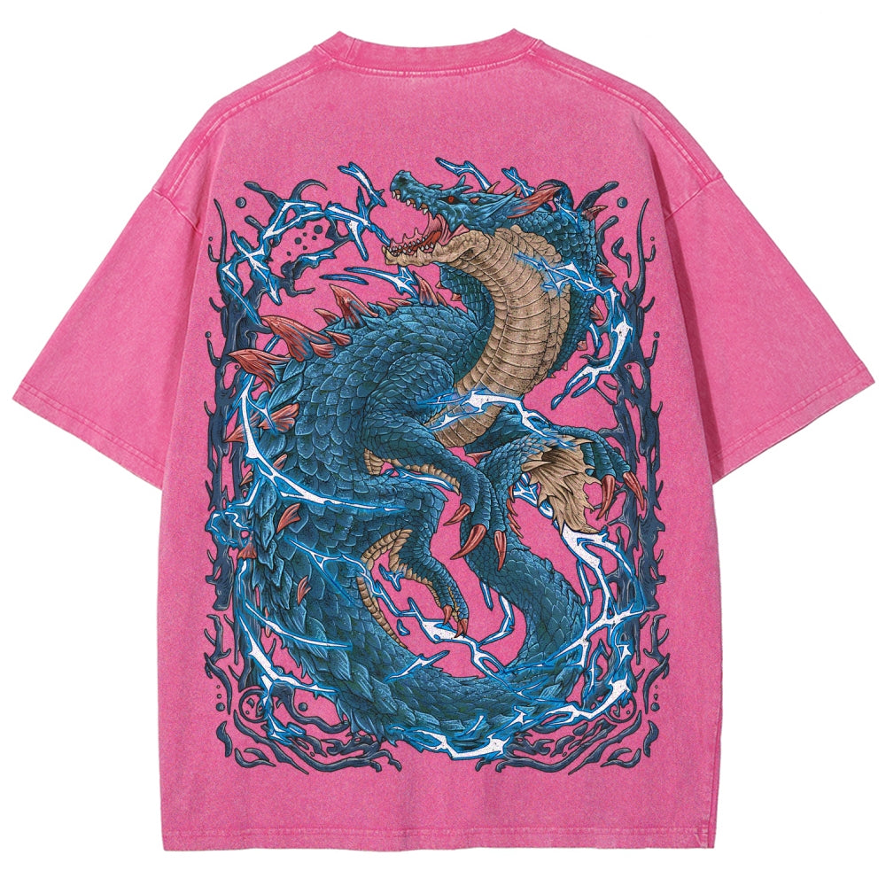 Monster Hunter Unisex Fit Washed T-Shirt 2605007711