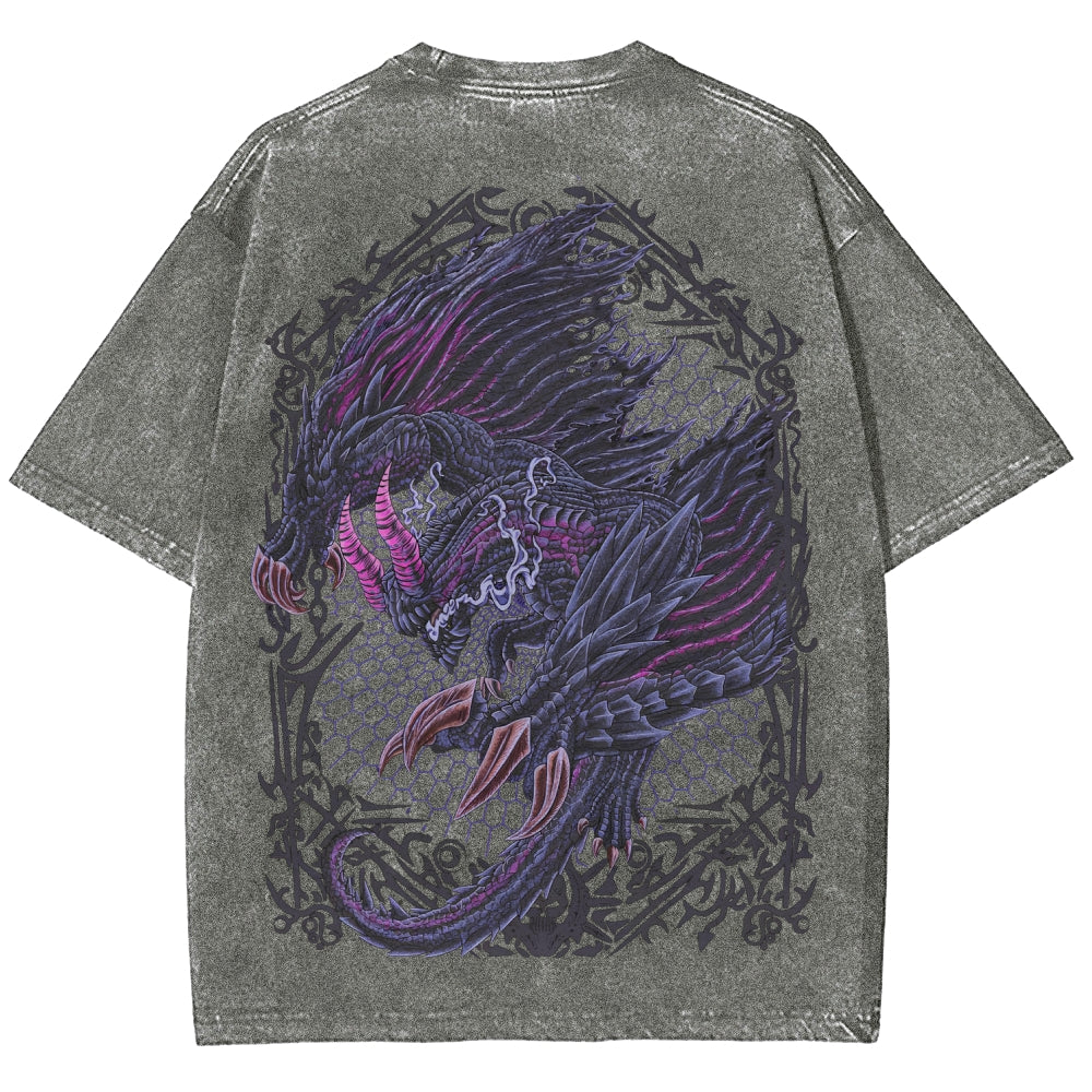 Monster Hunter Unisex Fit Washed T-Shirt 2605007712