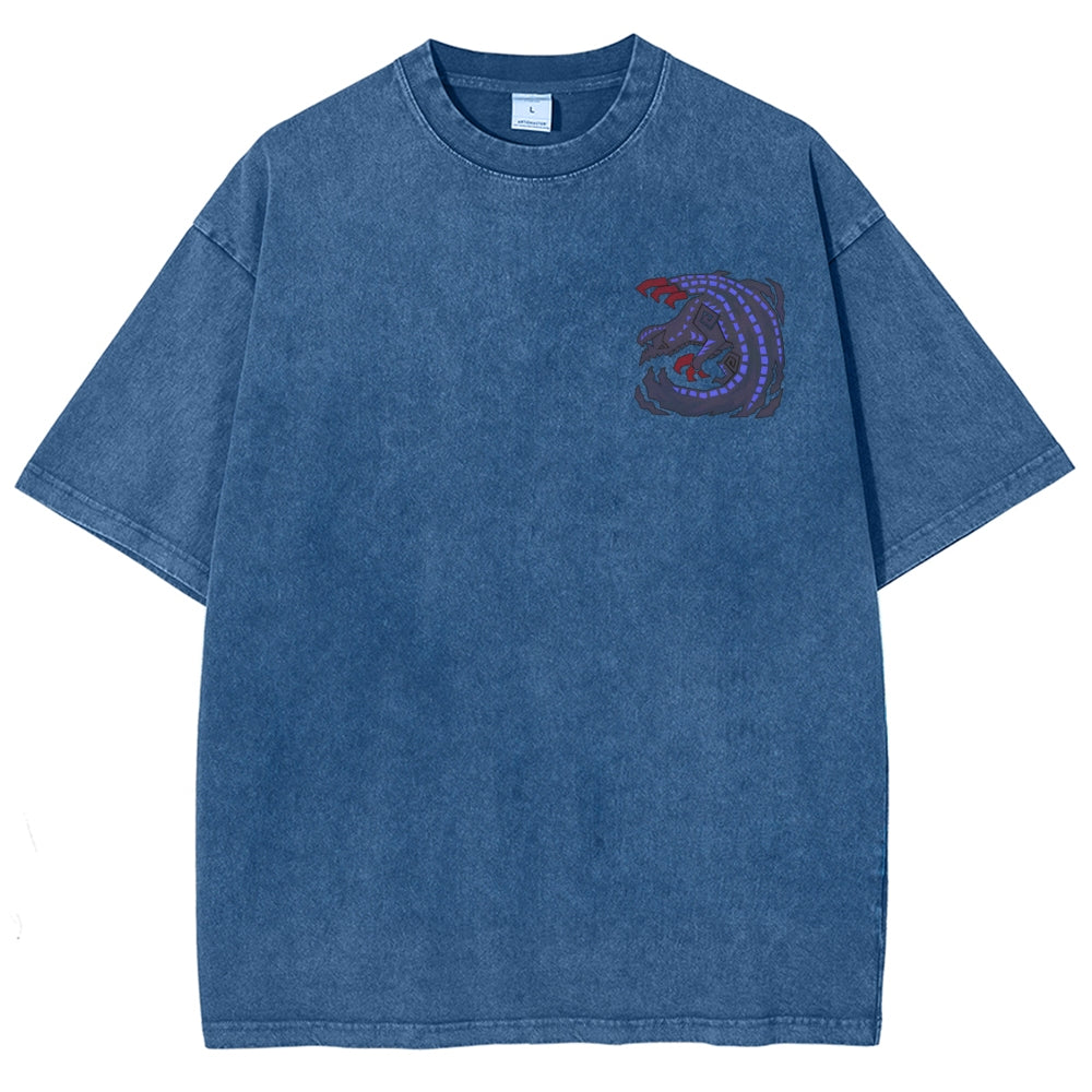 Monster Hunter Unisex Fit Washed T-Shirt 2605007712