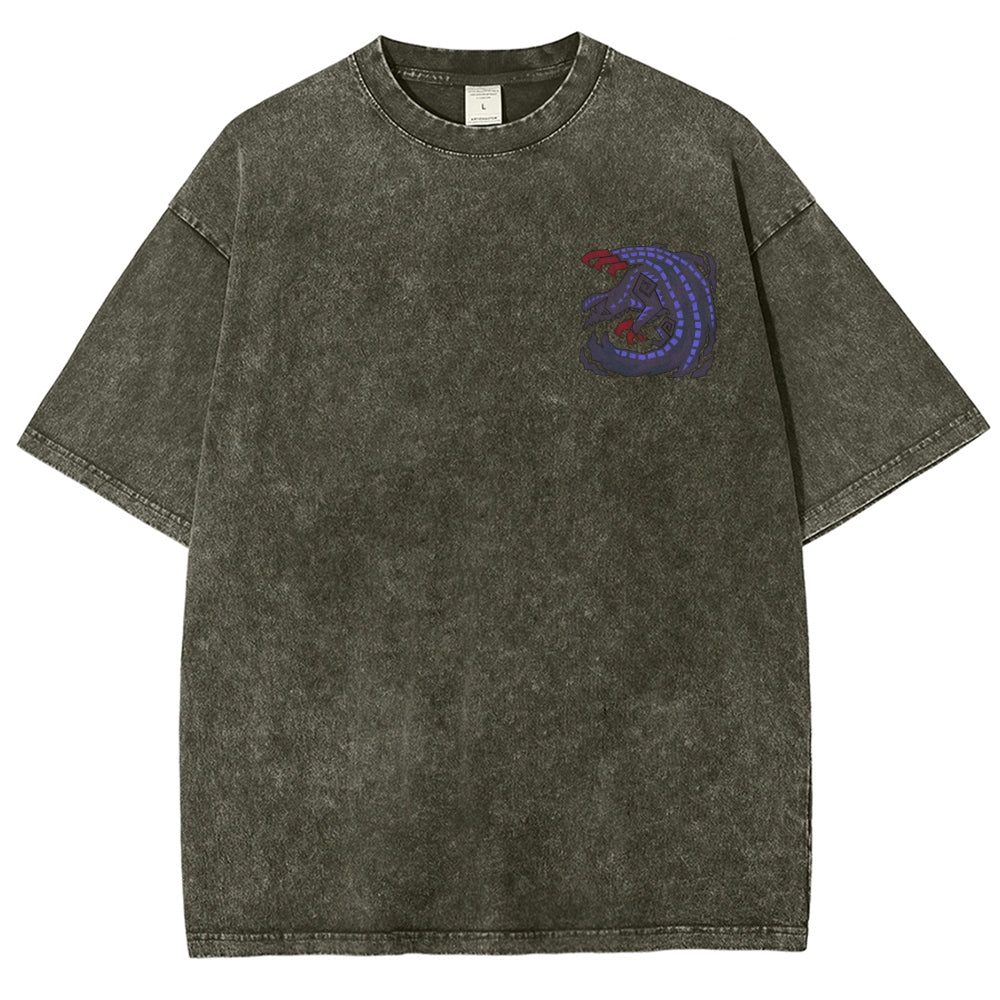 Monster Hunter Unisex Fit Washed T-Shirt 2605007712