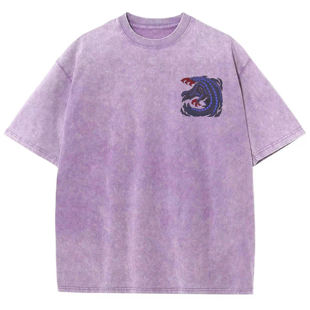 Monster Hunter Unisex Fit Washed T-Shirt 2605007712