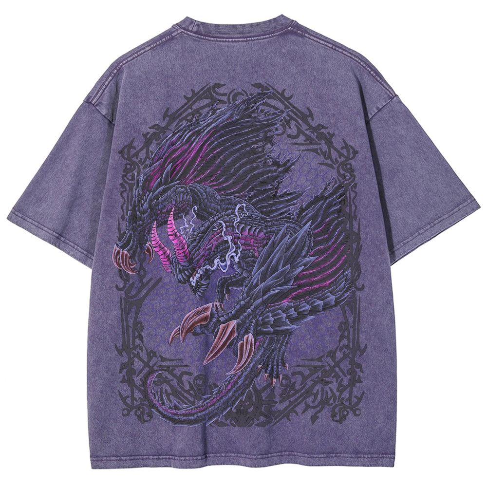 Monster Hunter Unisex Fit Washed T-Shirt 2605007712