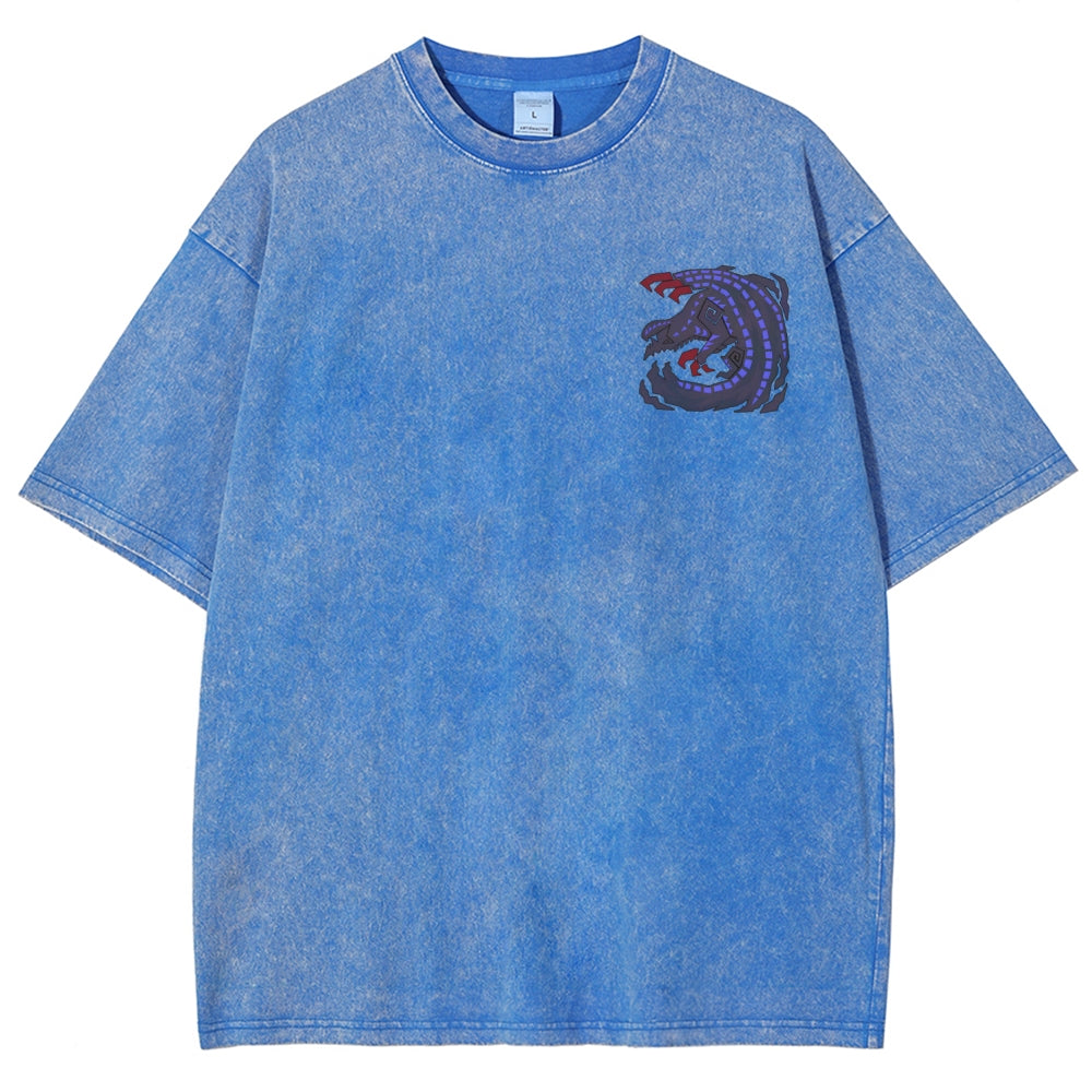 Monster Hunter Unisex Fit Washed T-Shirt 2605007712