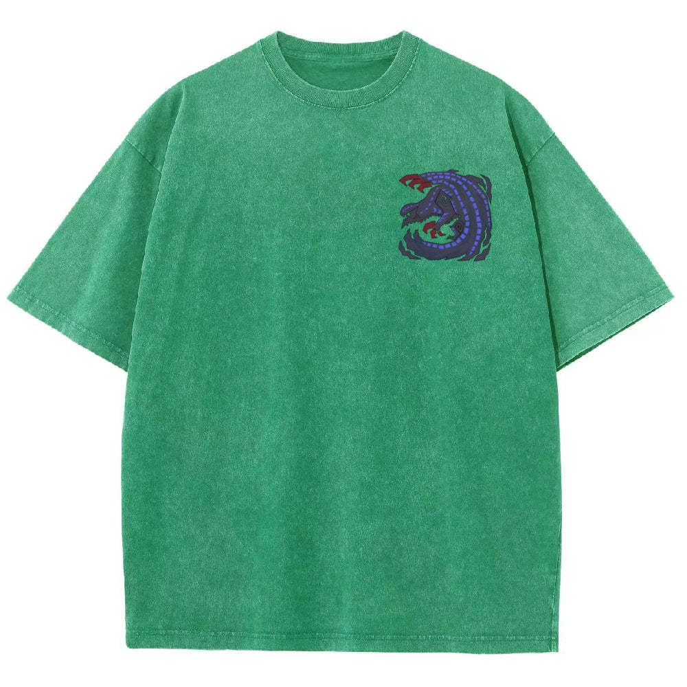 Monster Hunter Unisex Fit Washed T-Shirt 2605007712