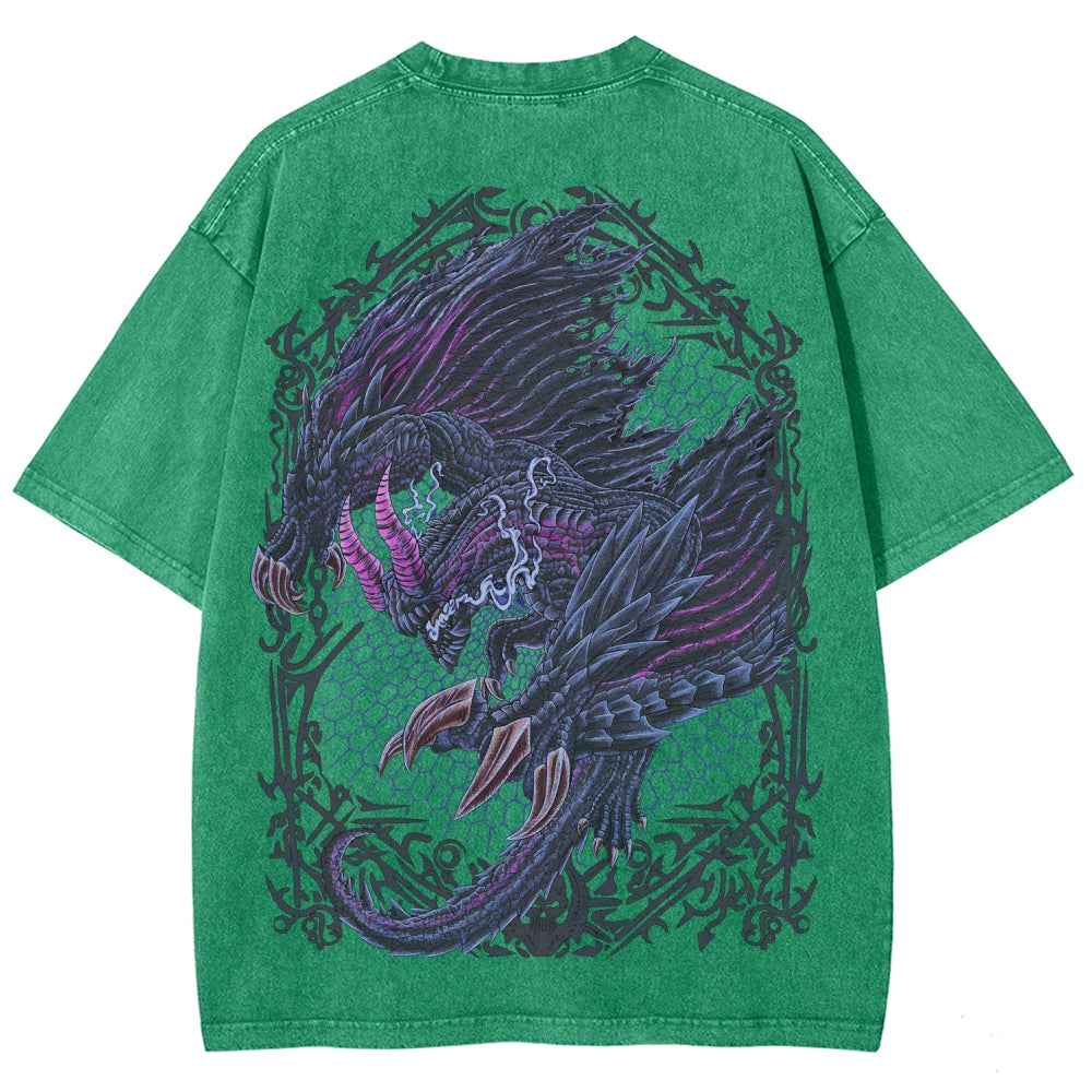 Monster Hunter Unisex Fit Washed T-Shirt 2605007712