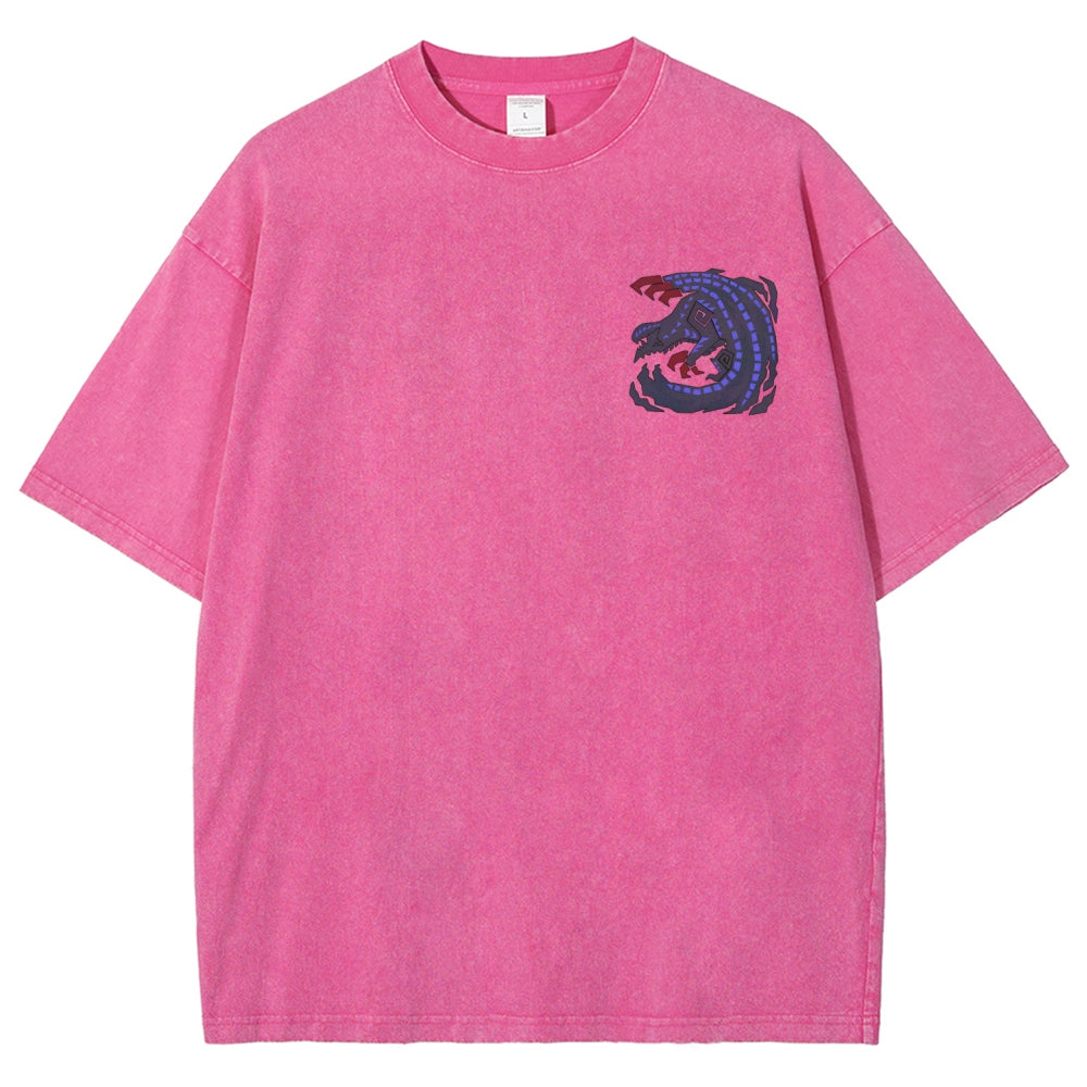 Monster Hunter Unisex Fit Washed T-Shirt 2605007712