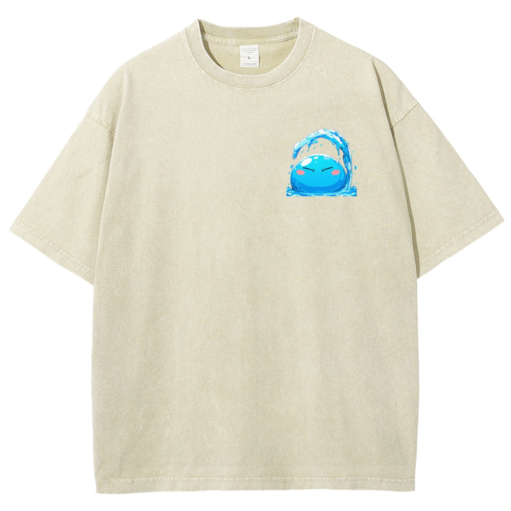 That Time I Got Reincarnated as a Slime  Unisex Fit Washed T-Shirt 2605012548