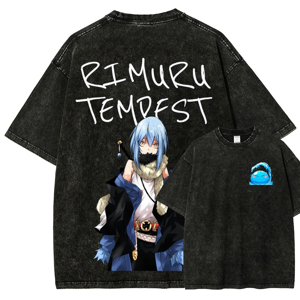 That Time I Got Reincarnated as a Slime  Unisex Fit Washed T-Shirt 2605012548