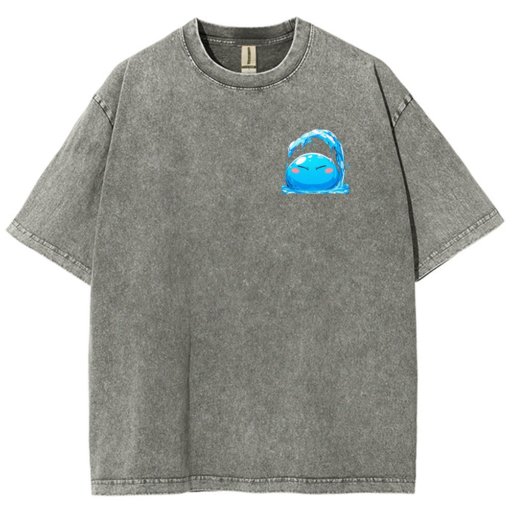That Time I Got Reincarnated as a Slime  Unisex Fit Washed T-Shirt 2605012548
