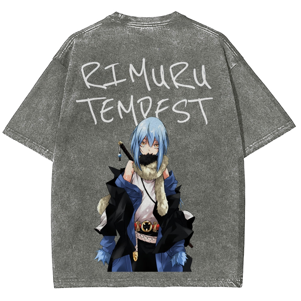 That Time I Got Reincarnated as a Slime  Unisex Fit Washed T-Shirt 2605012548