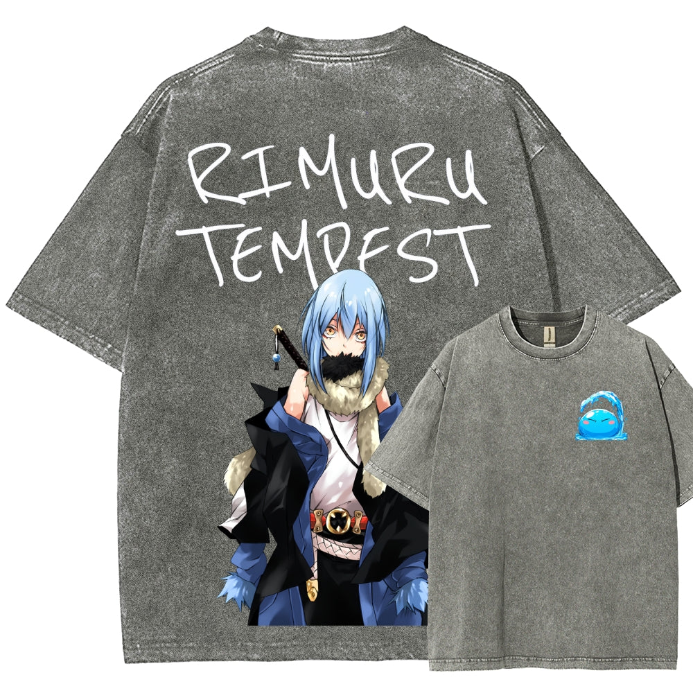 That Time I Got Reincarnated as a Slime  Unisex Fit Washed T-Shirt 2605012548