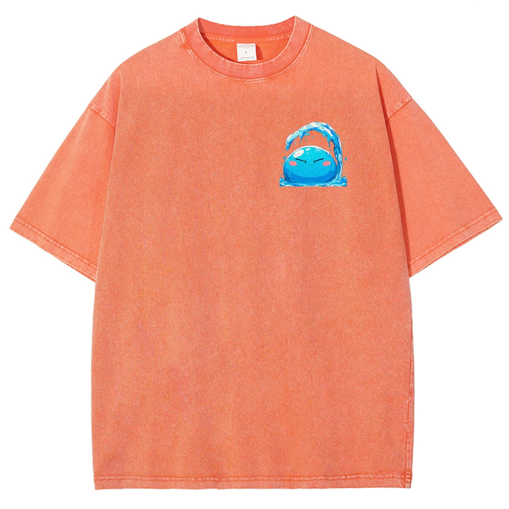That Time I Got Reincarnated as a Slime  Unisex Fit Washed T-Shirt 2605012548