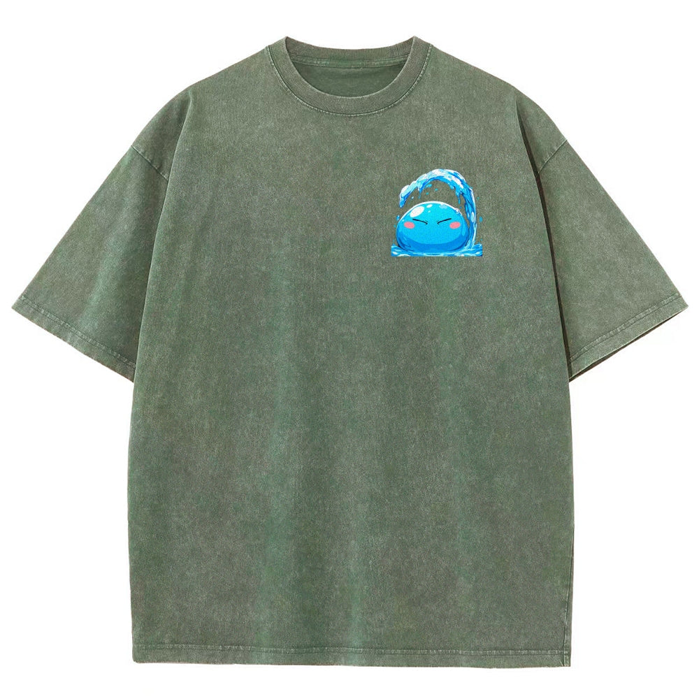 That Time I Got Reincarnated as a Slime  Unisex Fit Washed T-Shirt 2605012548