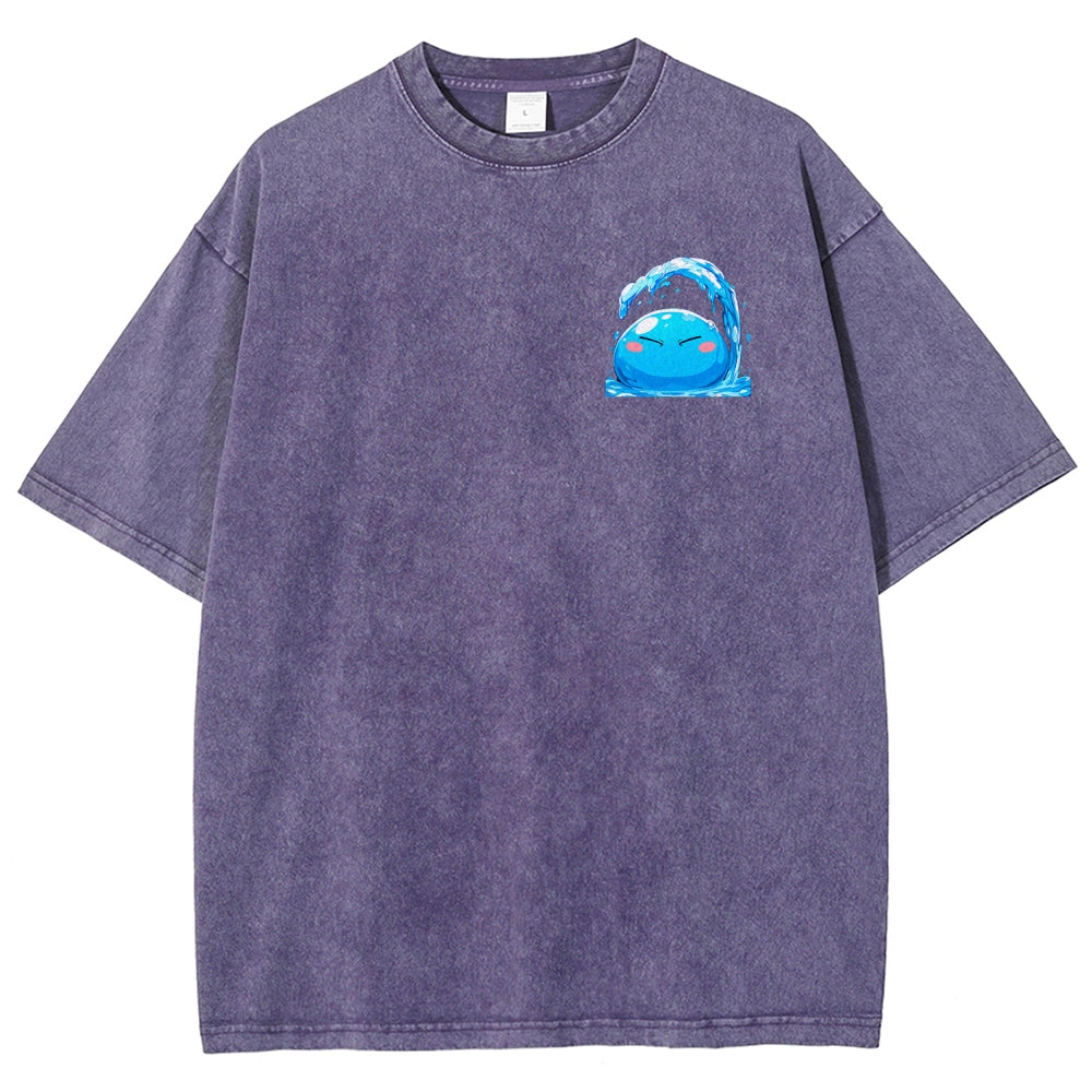 That Time I Got Reincarnated as a Slime  Unisex Fit Washed T-Shirt 2605012548