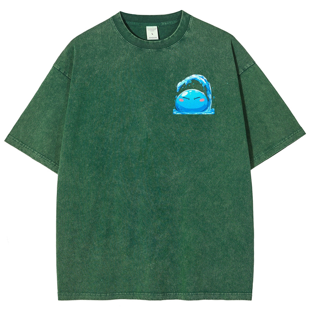 That Time I Got Reincarnated as a Slime  Unisex Fit Washed T-Shirt 2605012548