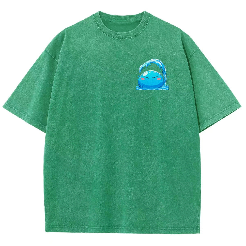 That Time I Got Reincarnated as a Slime  Unisex Fit Washed T-Shirt 2605012548