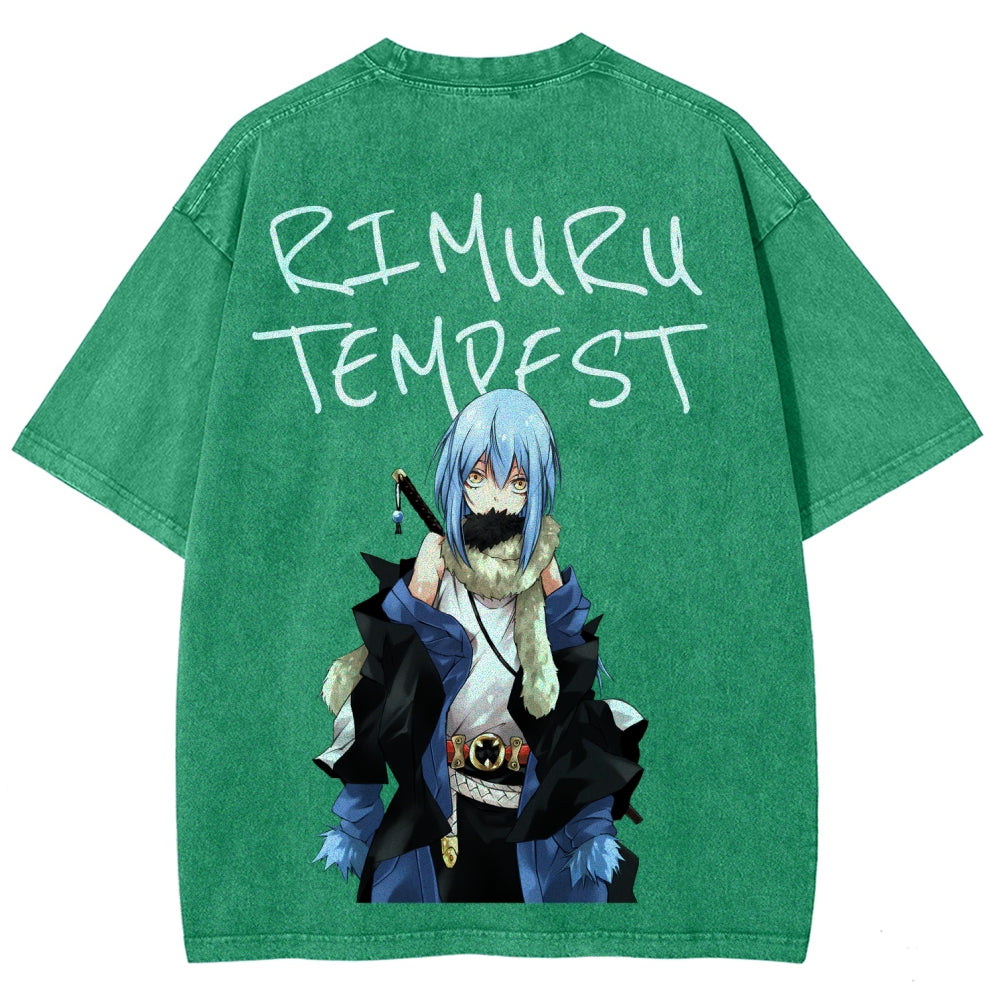 That Time I Got Reincarnated as a Slime  Unisex Fit Washed T-Shirt 2605012548