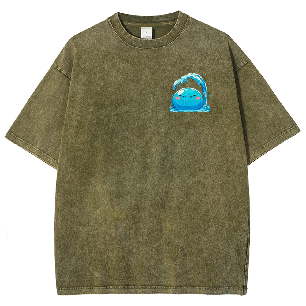 That Time I Got Reincarnated as a Slime  Unisex Fit Washed T-Shirt 2605012548