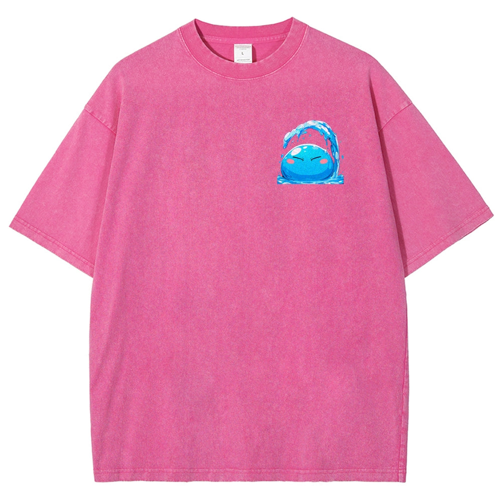 That Time I Got Reincarnated as a Slime  Unisex Fit Washed T-Shirt 2605012548