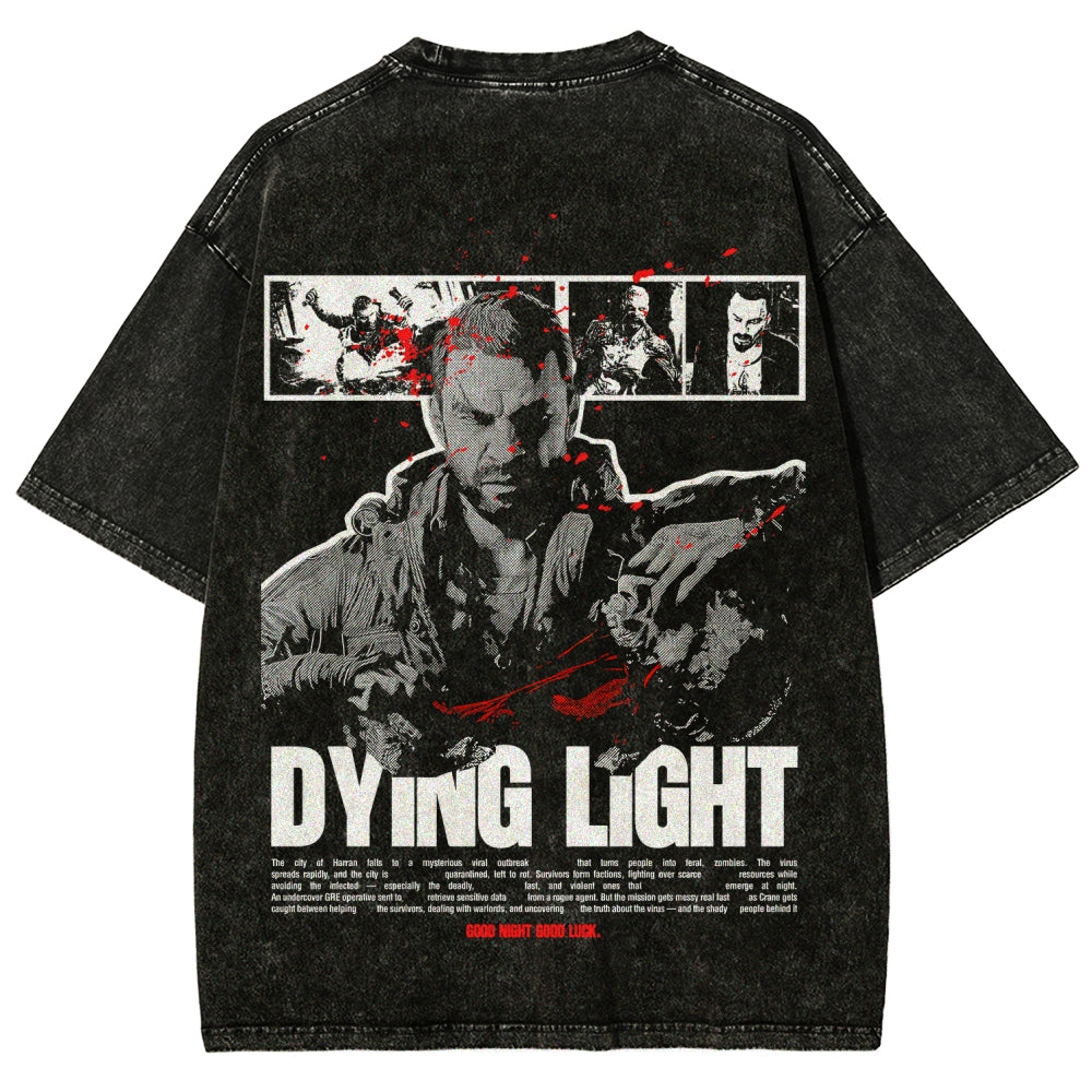 Dying Light Unisex Fit Washed T-Shirt 2605013131
