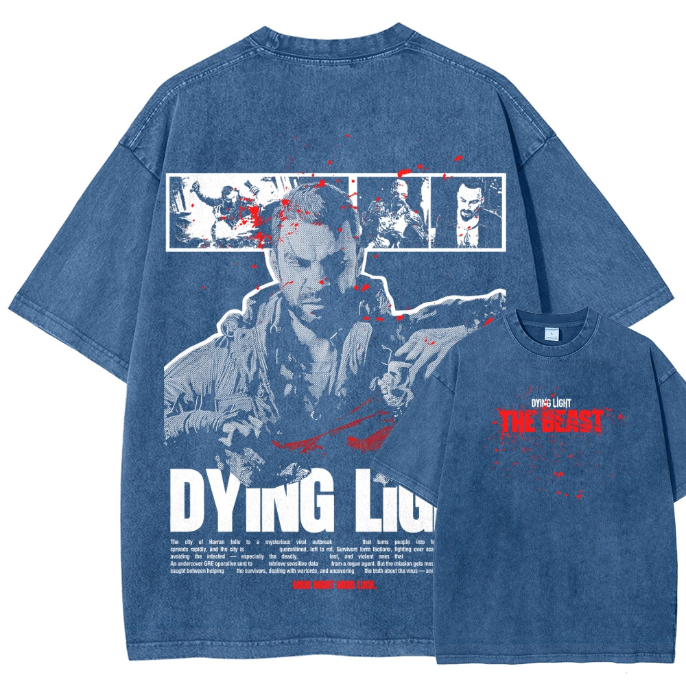 Dying Light Unisex Fit Washed T-Shirt 2605013131