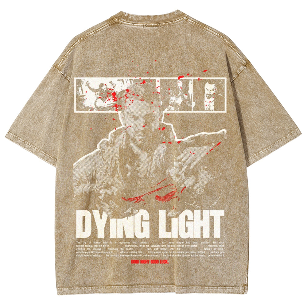 Dying Light Unisex Fit Washed T-Shirt 2605013131