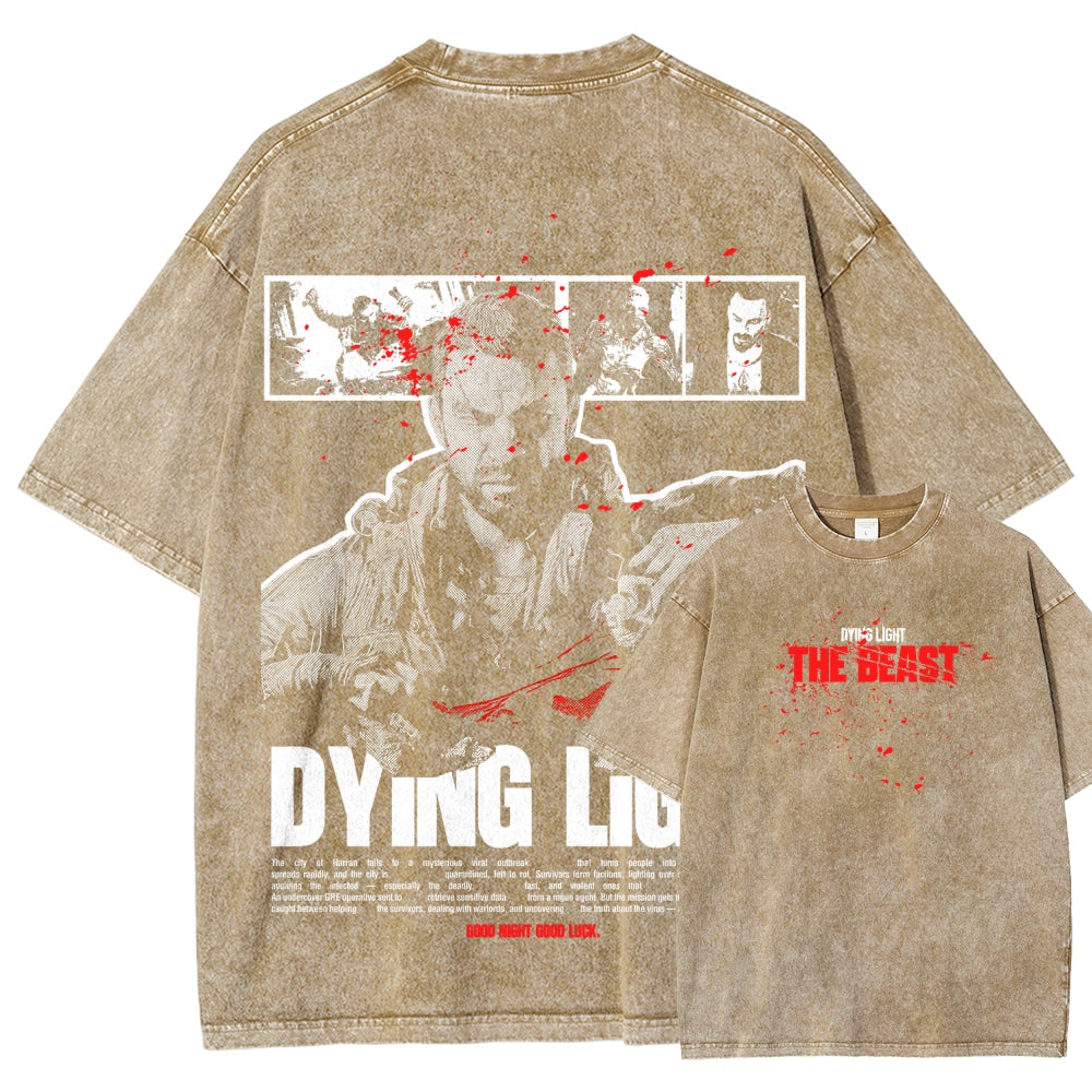 Dying Light Unisex Fit Washed T-Shirt 2605013131