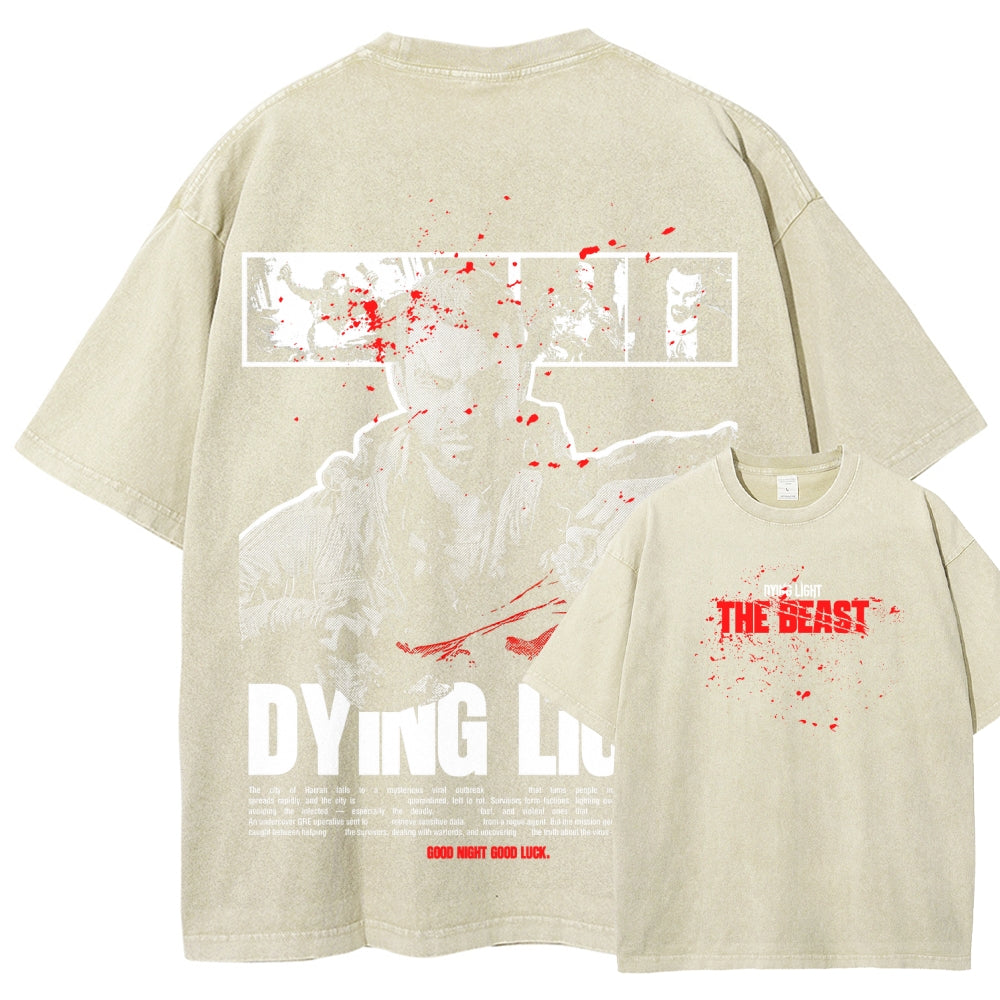 Dying Light Unisex Fit Washed T-Shirt 2605013131