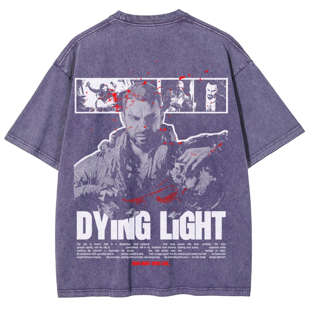 Dying Light Unisex Fit Washed T-Shirt 2605013131
