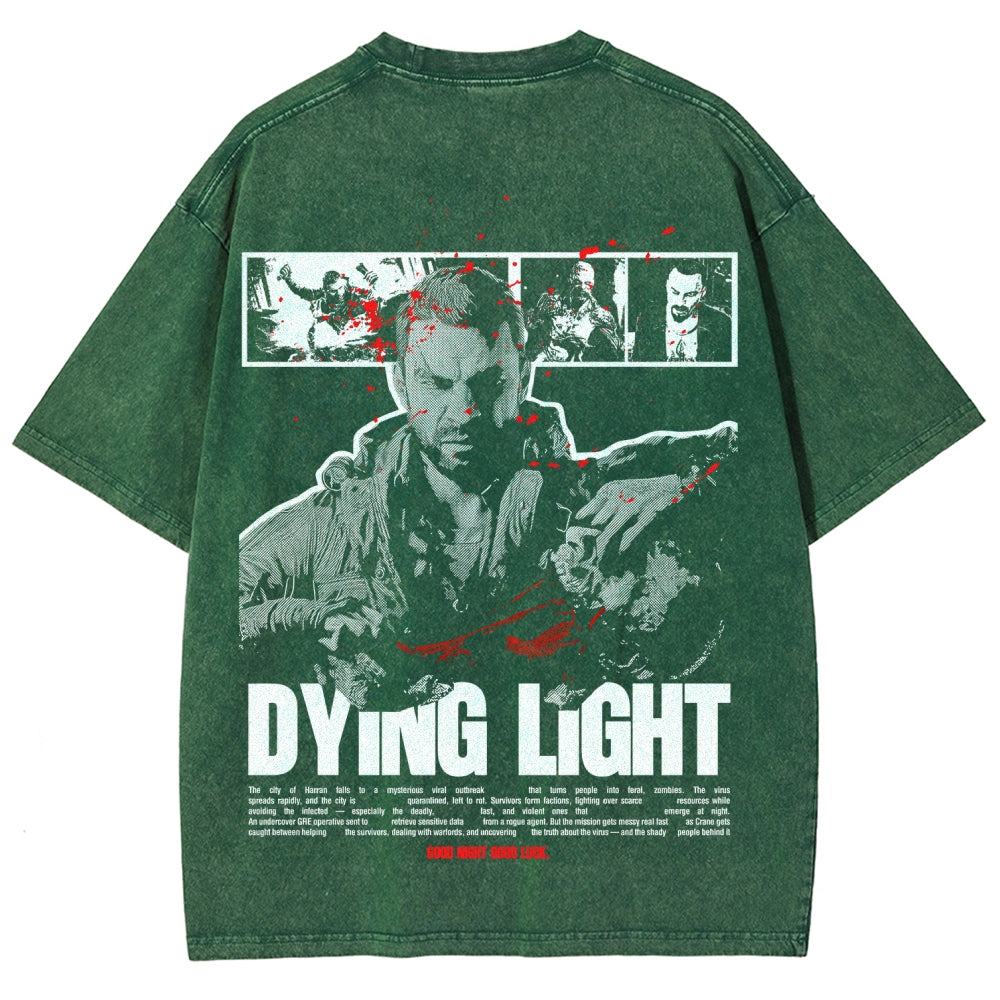 Dying Light Unisex Fit Washed T-Shirt 2605013131