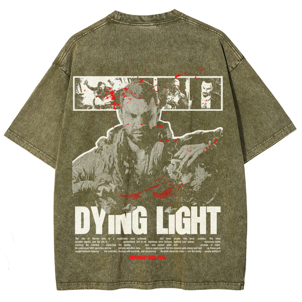 Dying Light Unisex Fit Washed T-Shirt 2605013131