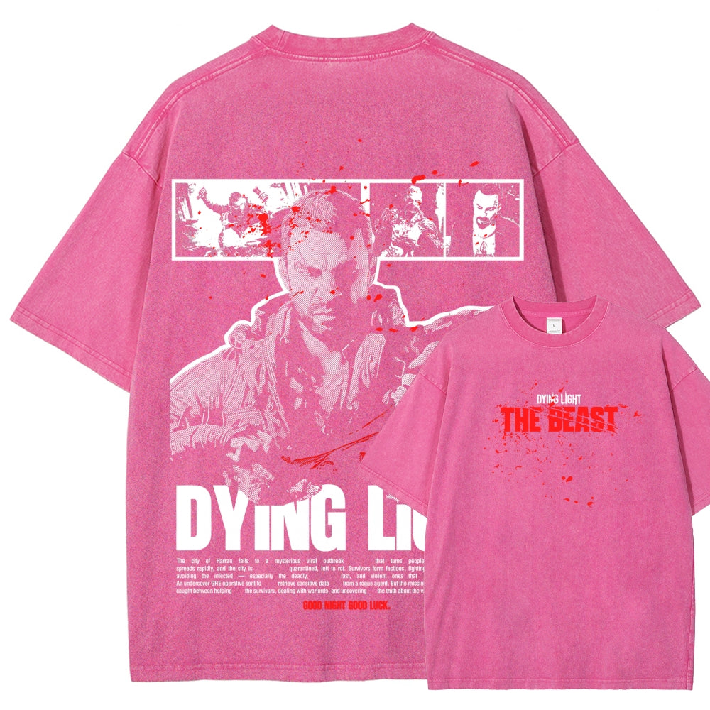Dying Light Unisex Fit Washed T-Shirt 2605013131