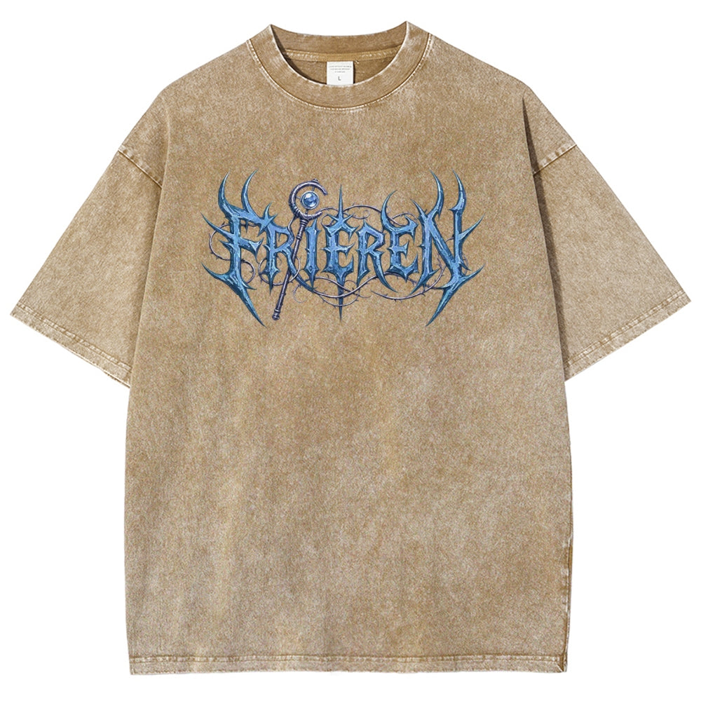 Frieren Unisex Fit Washed T-Shirt 2605013406