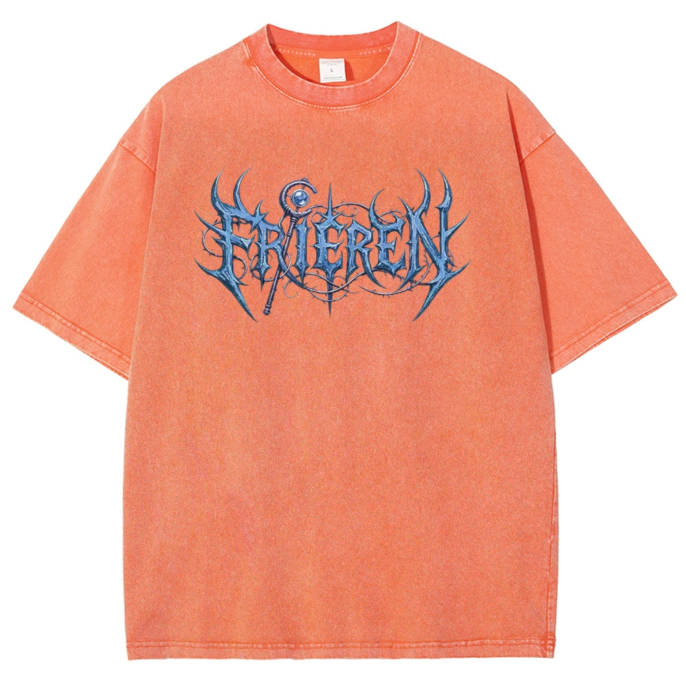 Frieren Unisex Fit Washed T-Shirt 2605013406