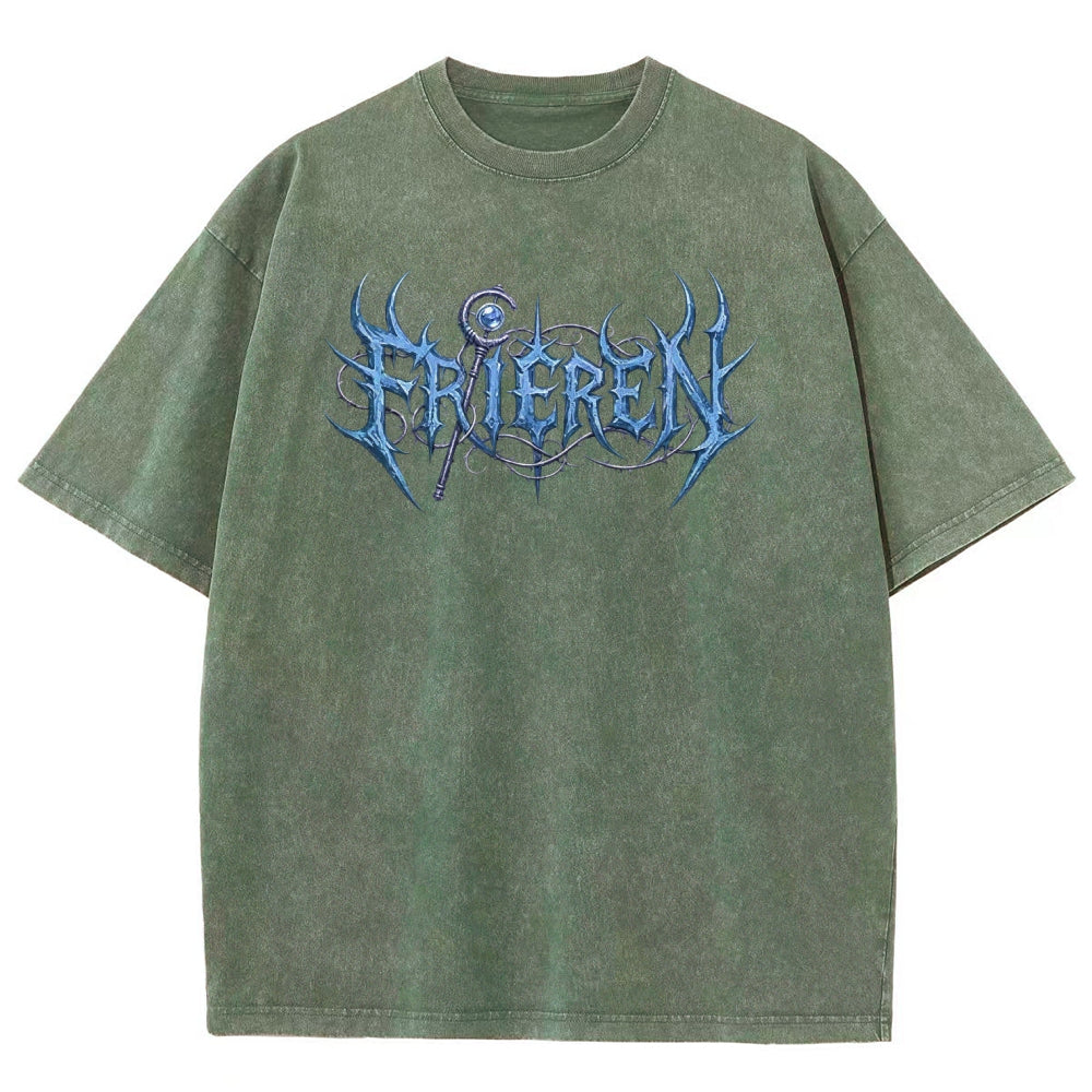 Frieren Unisex Fit Washed T-Shirt 2605013406