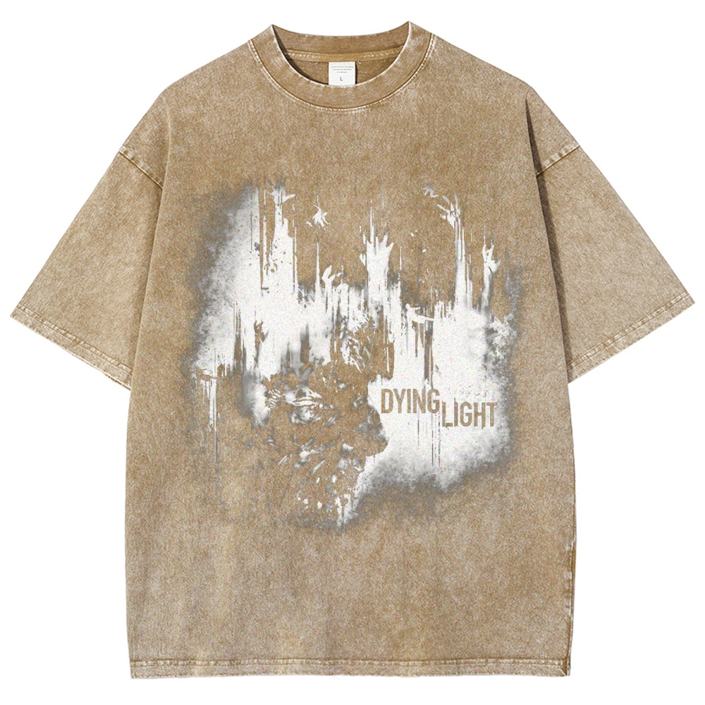 Dying Light Unisex Fit Washed T-Shirt 2605014010