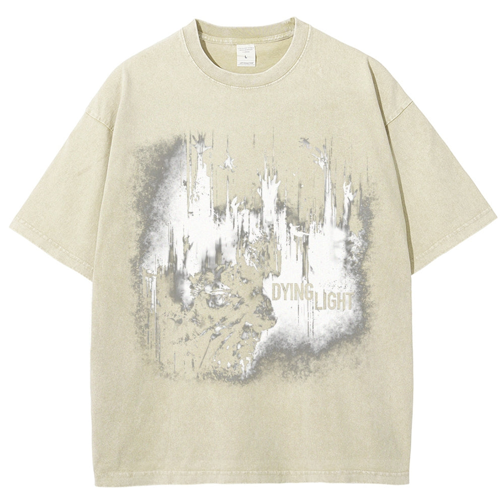 Dying Light Unisex Fit Washed T-Shirt 2605014010