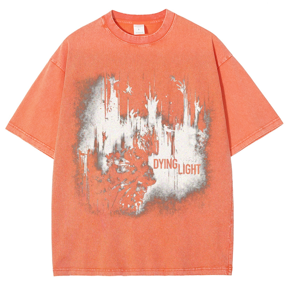Dying Light Unisex Fit Washed T-Shirt 2605014010