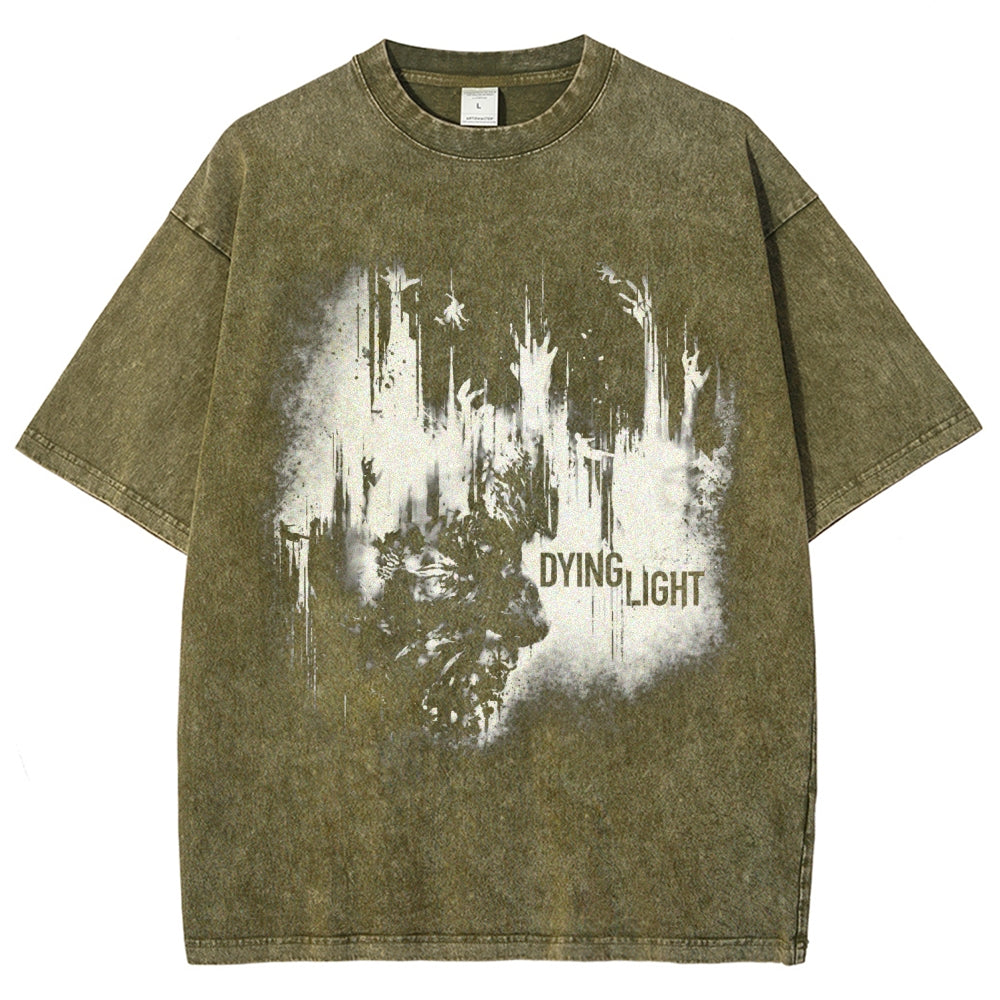 Dying Light Unisex Fit Washed T-Shirt 2605014010