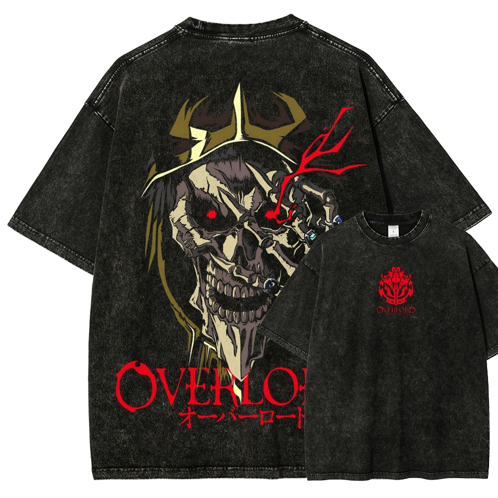 Overlord Unisex Fit Washed T-Shirt 2605014278