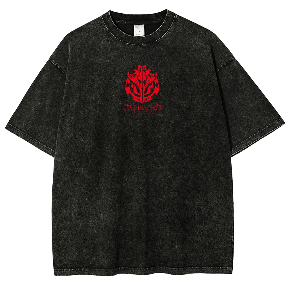 Overlord Unisex Fit Washed T-Shirt 2605014278