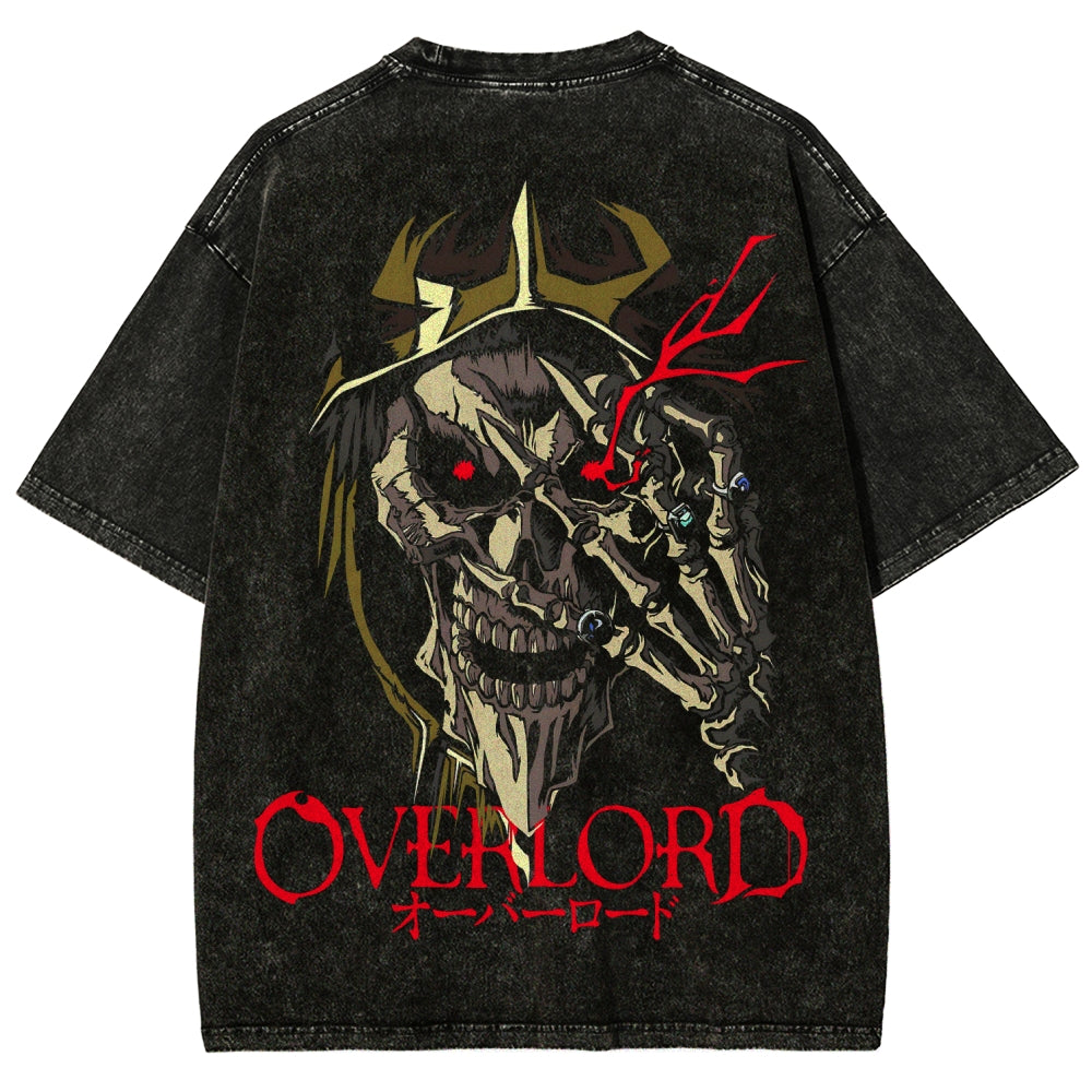 Overlord Unisex Fit Washed T-Shirt 2605014278